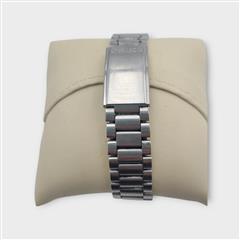 Seiko 5 Automatic Watch Men Silver Tone 7S26-0481 21 Jewels - As Is